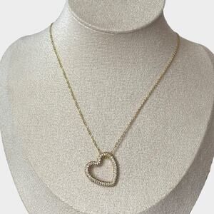 Golden Heart Pendant Necklace